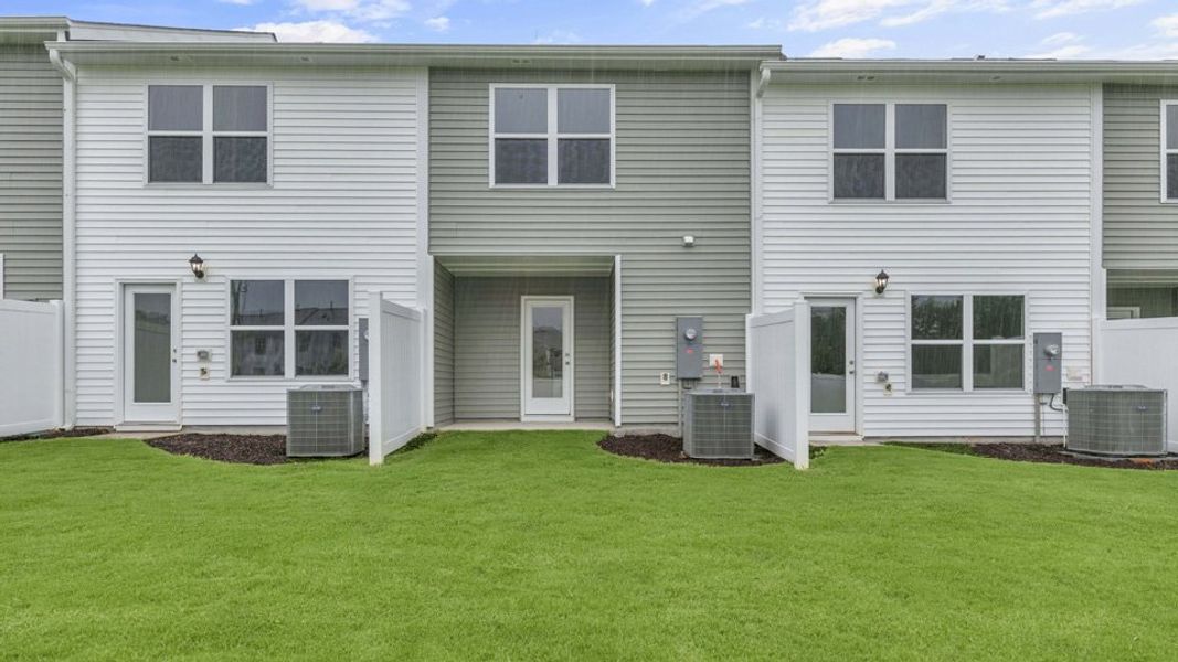 Front exterior of a home in the The Townes at Wilson's Ridge community, located in Wilson's Mills, NC (Image 20).