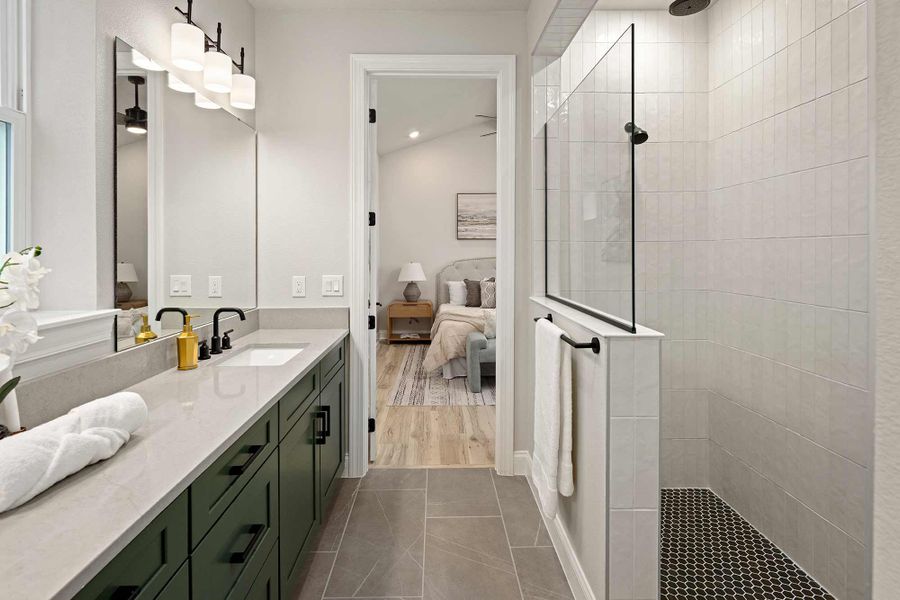 Furnished interior in a model home at Laureate Park at Lake Nona - Garden Series in Orlando (Image 8).