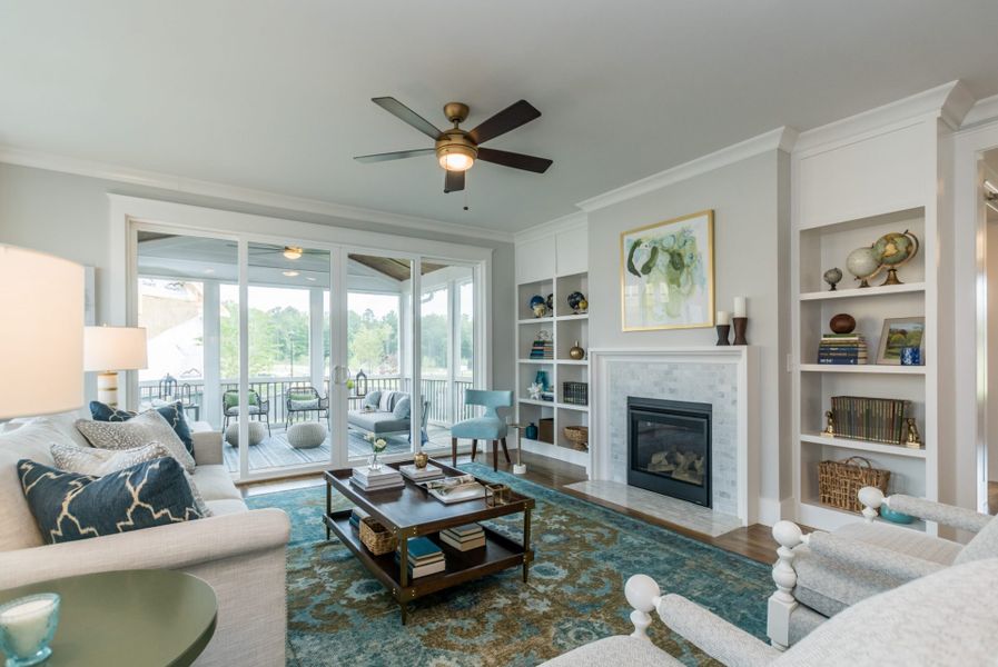 Furnished interior in a model home at 751 South in Durham (Image 10).