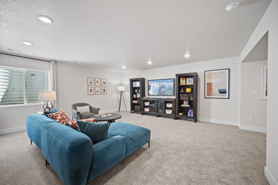 Furnished interior in a model home at The Glen in Colorado Springs (Image 28).