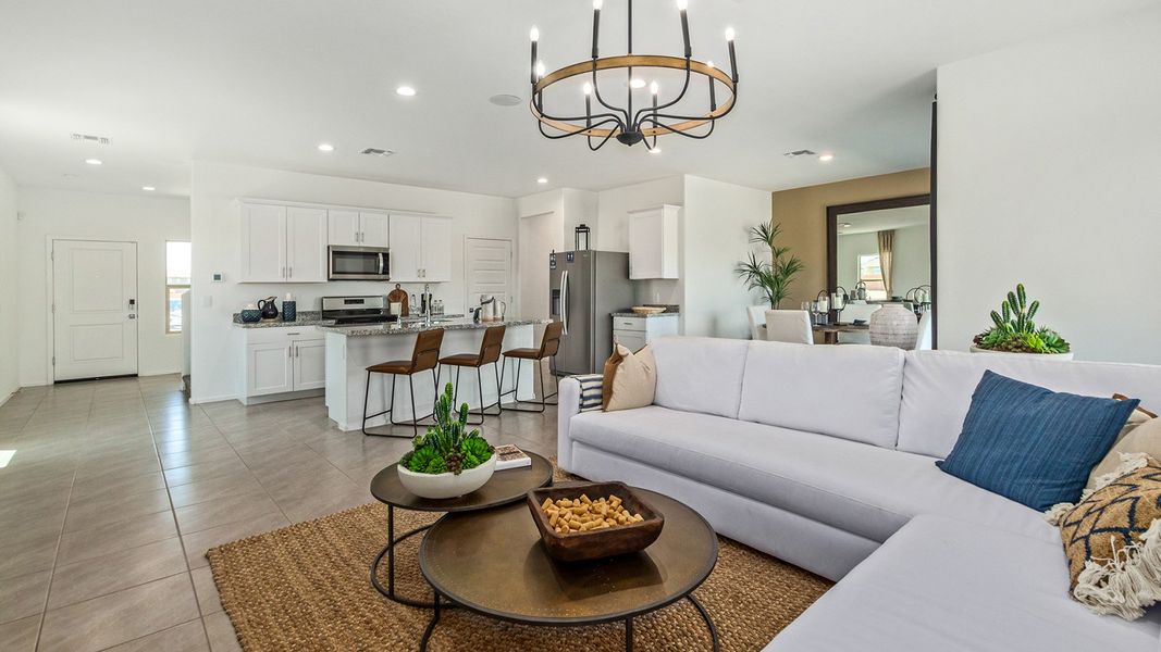 Furnished interior in a model home at Hanson Ridge in Vail (Image 15).