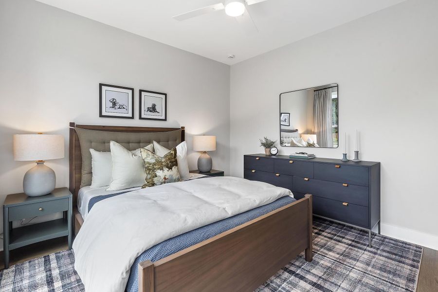 Furnished interior in a model home at Social Circle in Chattanooga (Image 26).