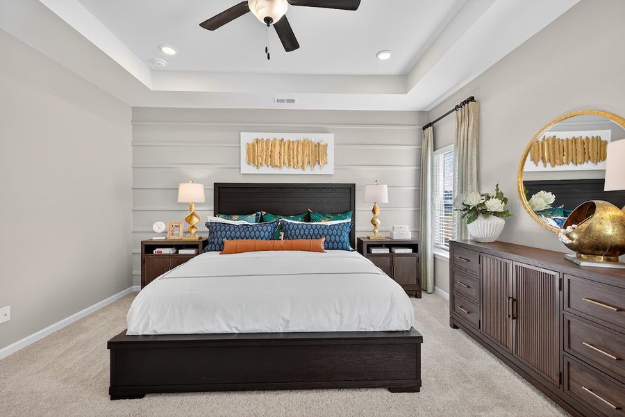 Furnished interior in a model home at Stonebridge North in Macon (Image 52).