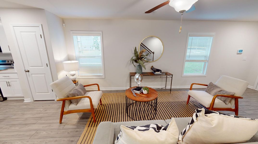 Furnished interior in a model home at Village at Boulware in Lugoff (Image 32).