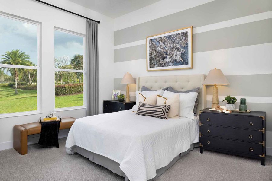 Furnished interior in a model home at Lakeview Crossing – Classic Series in Sarasota (Image 5).