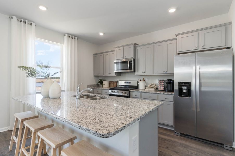 Furnished interior in a model home at Ridgefield in Conway (Image 42).