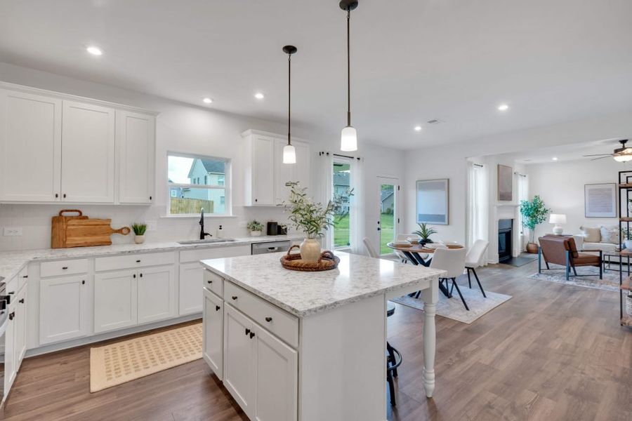 Furnished interior in a model home at Maple Village in Adairsville (Image 7).