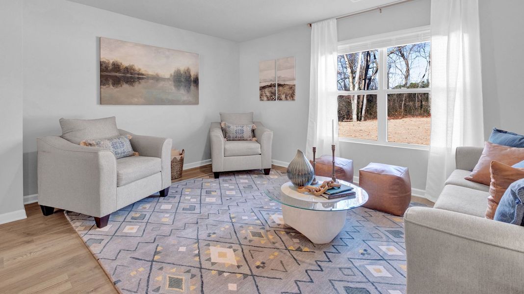 Furnished interior in a model home at Riggs Pointe in Millington (Image 20).