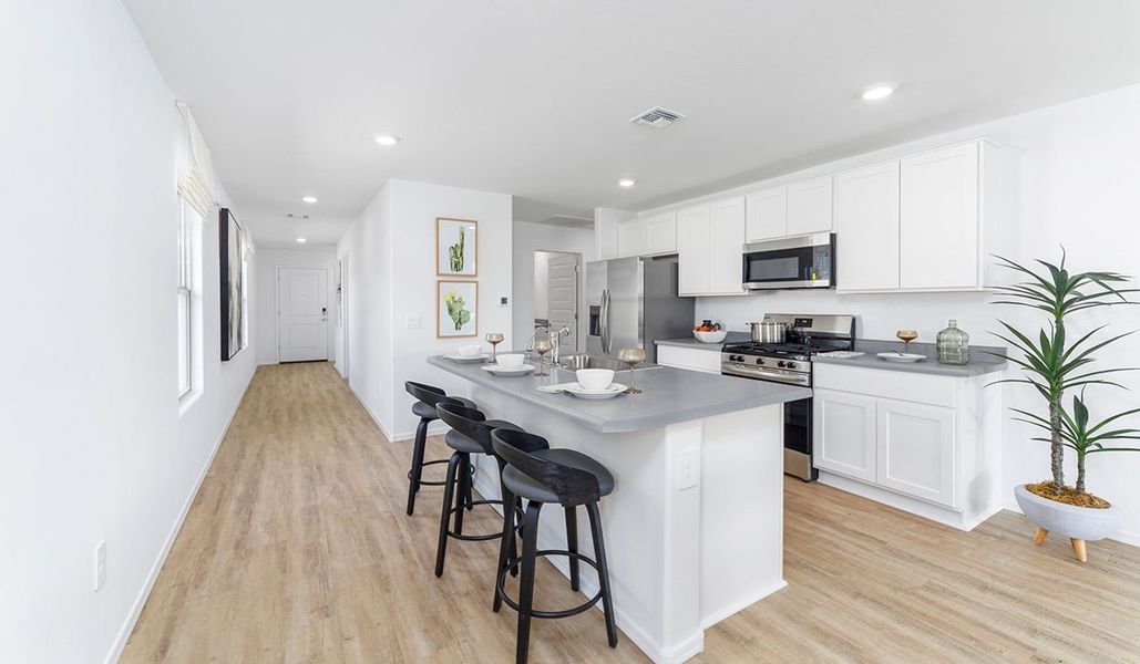 Furnished interior in a model home at Solterra in Green Valley (Image 5).