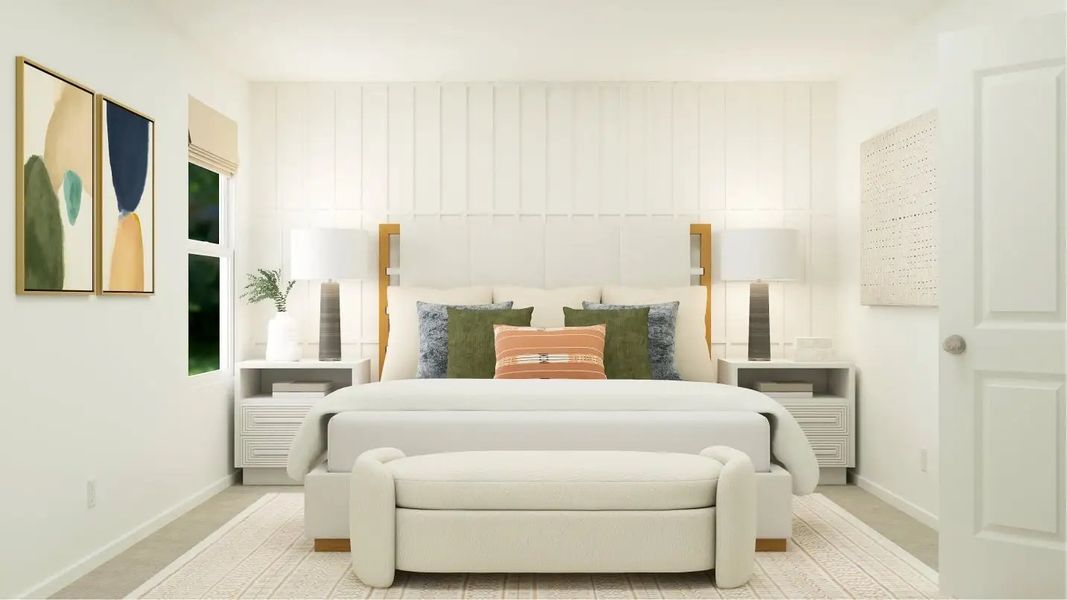 Furnished interior in a model home at Avalon Ridge: Cottage in Conroe (Image 15). Furnished interior in a model home at Avalon Ridge: Cottage in Conroe (Image 15).