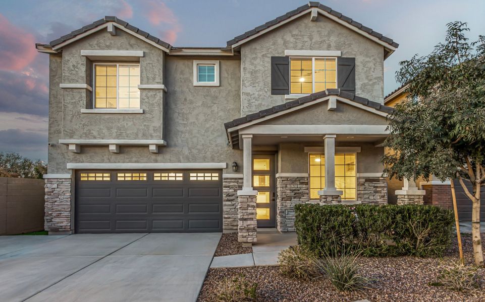 Front exterior of a home in the Price Manor community, located in Mesa, AZ (Image 1). Front exterior of a home in the Price Manor community, located in Mesa, AZ (Image 1).
