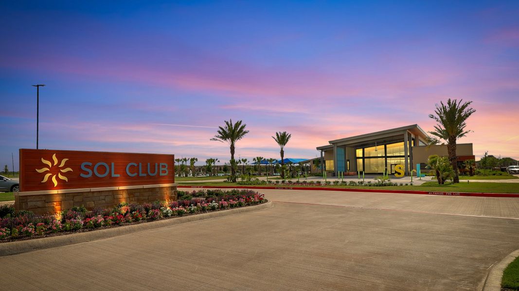 Entrance to the Sunterra community in Katy, TX, featuring signage and landscaping (Image 2).