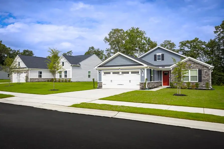 Front exterior of a home in the Kipling Village community, located in Fuquay Varina, NC (Image 3).