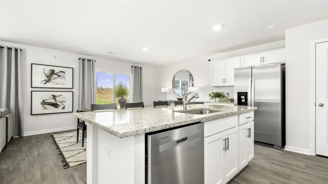 Furnished interior in a model home at Northbrooke Village in Madison (Image 14).