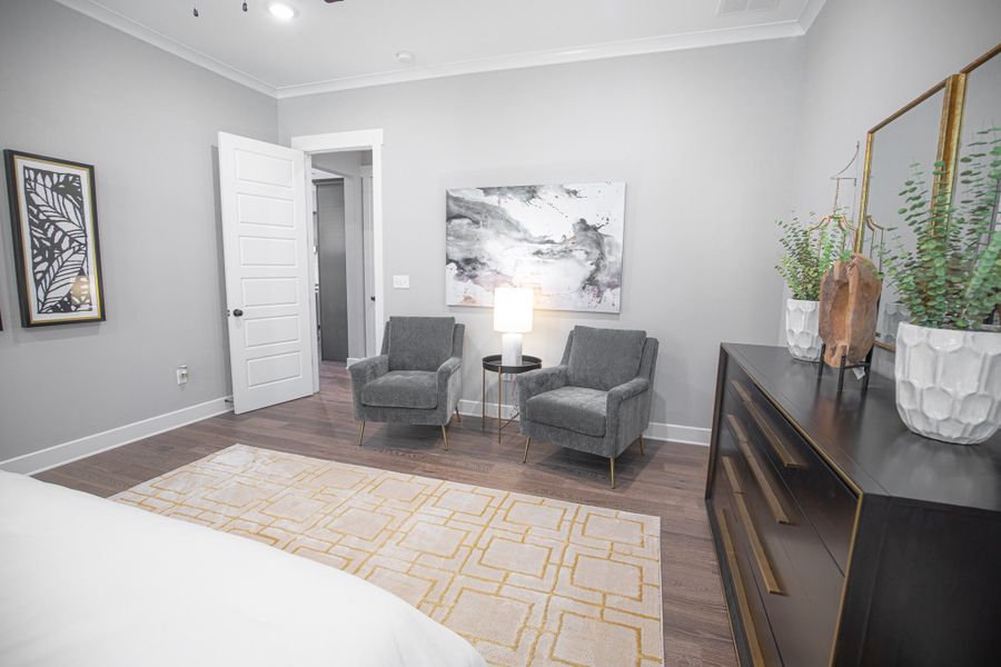 Furnished interior in a model home at Myers Park in Arlington (Image 16).