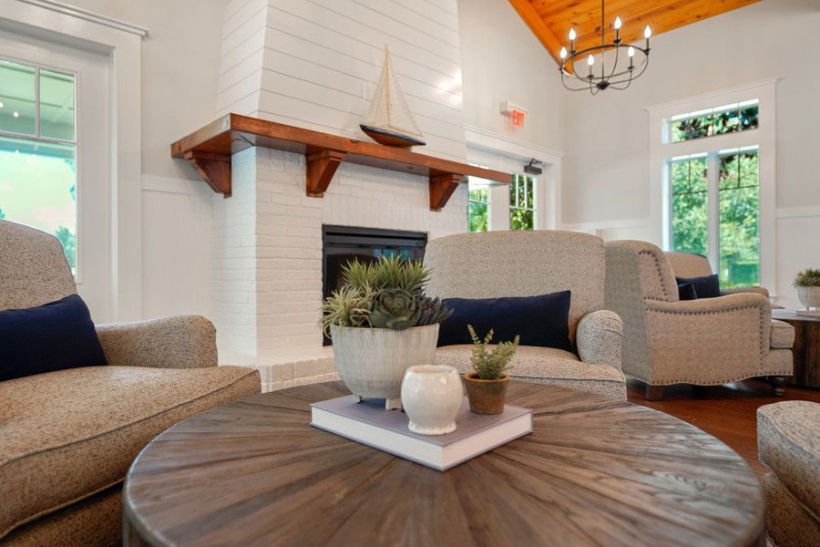 Furnished interior in a model home at Amelia Walk in Fernandina Beach (Image 22).