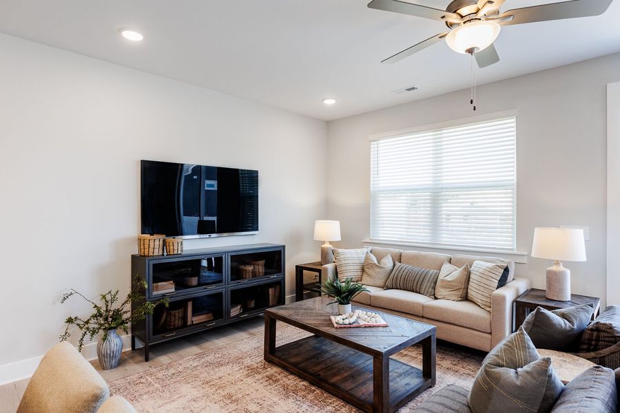Furnished interior in a model home at Alden Park in Angier (Image 8). Furnished interior in a model home at Alden Park in Angier (Image 8).