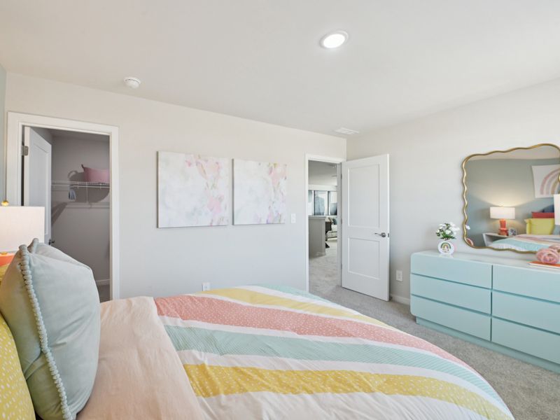 Furnished interior in a model home at Marshburn Landing - Signature Series in Wendell (Image 16).
