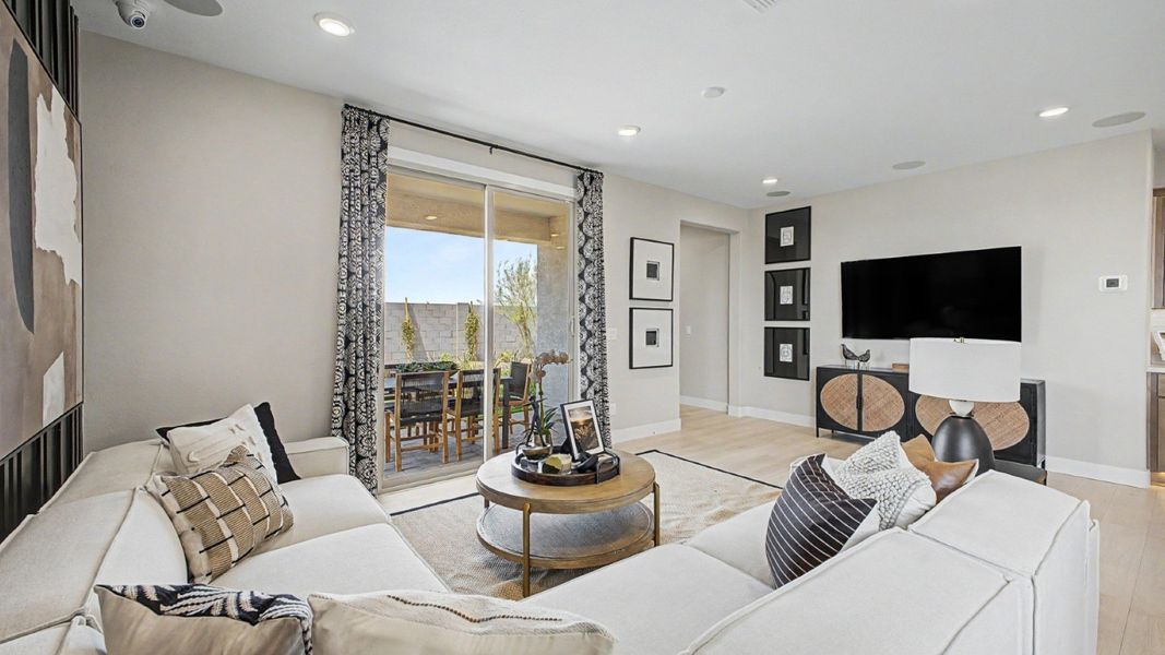 Furnished interior in a model home at Magma Ranch in Florence (Image 20). Furnished interior in a model home at Magma Ranch in Florence (Image 20).