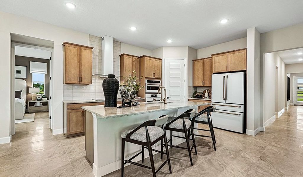 Furnished interior in a model home at Rye Manor in Parrish (Image 8).