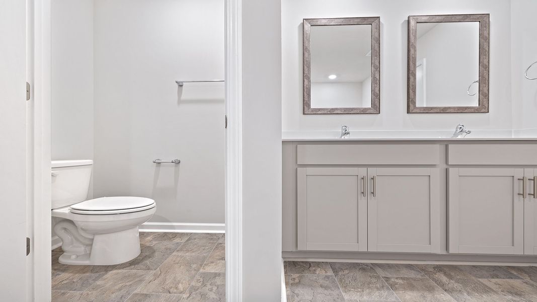 Furnished interior in a model home at Shady Grove in Wellford (Image 14).