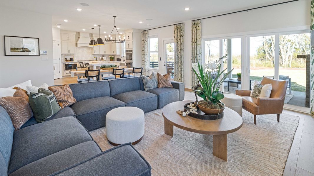 Furnished interior in a model home at Riley Farms in Rockvale (Image 16).