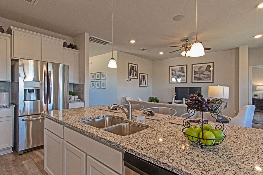 Furnished interior in a model home at Creekside Hills in Copperas Cove (Image 5).