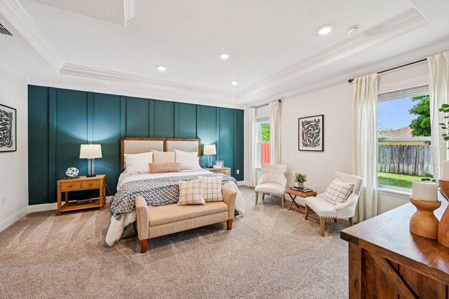 Furnished interior in a model home at Port St. Lucie in Port St. Lucie (Image 5).