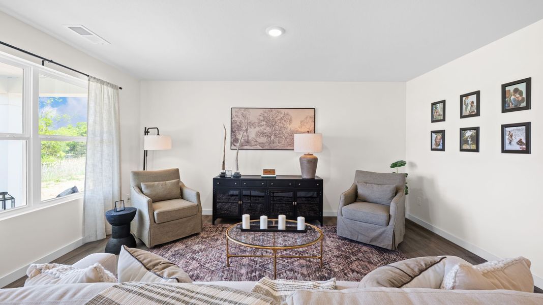 Furnished interior in a model home at Bayview at Harbor Crest in Ooltewah (Image 25).