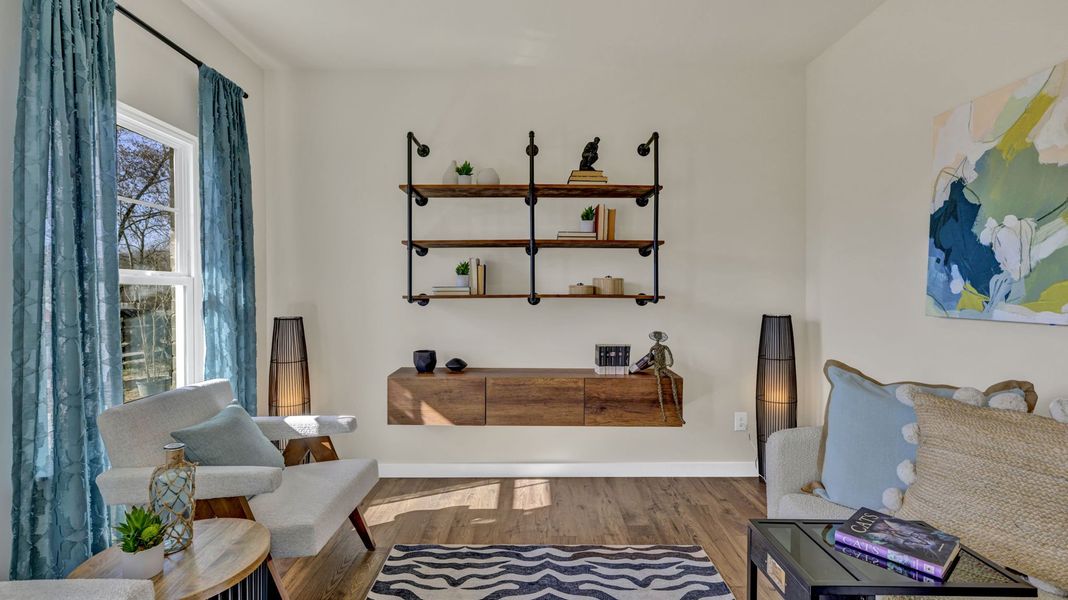 Furnished interior in a model home at Polo Fields in Kingsport (Image 26).