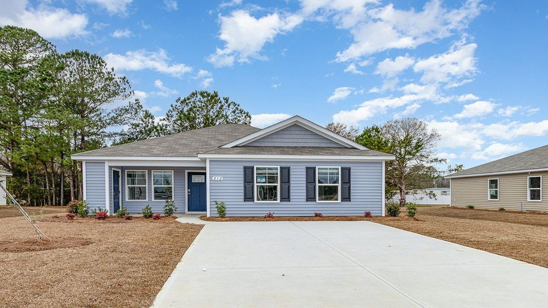 Front exterior of a home in the Sandpiper Place community, located in Myrtle Beach, SC (Image 13). Front exterior of a home in the Sandpiper Place community, located in Myrtle Beach, SC (Image 13).