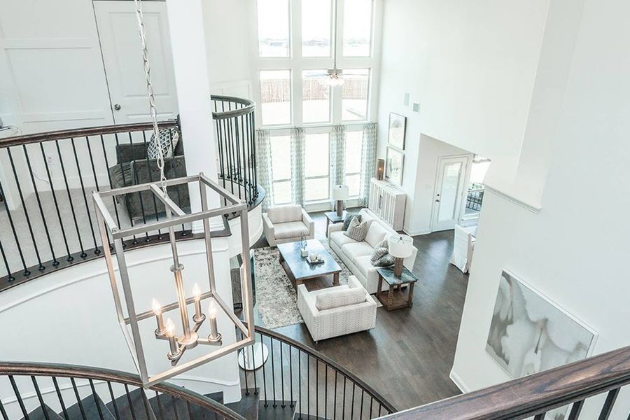 Furnished interior in a model home at Broadmoor Estates in Ovilla (Image 16).