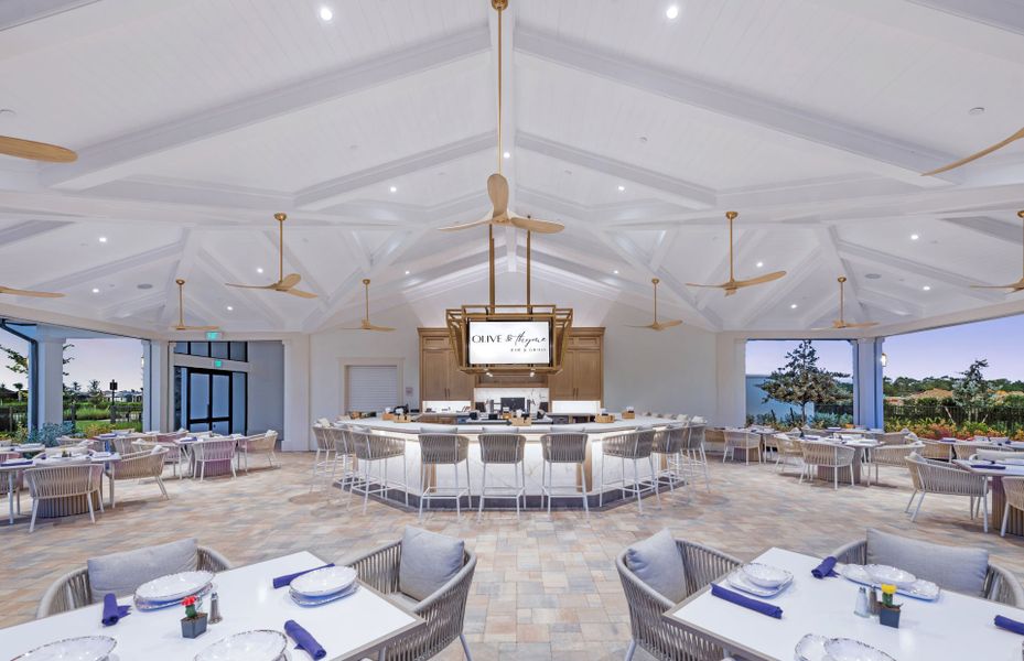 Enjoy the bar & grille at Terreno in Naples, FL with homes for sale in resort lifestyle community