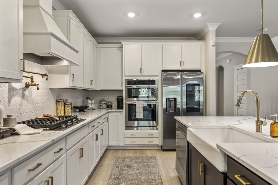 Furnished interior in a model home at South Park in Piedmont (Image 7).