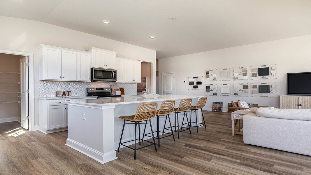 Furnished interior in a model home at Spring View Landing in Loris (Image 4).