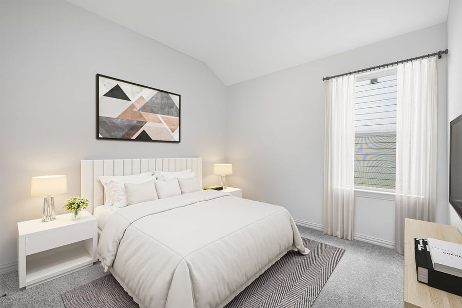 Furnished interior in a model home at River Ridge in Crandall (Image 69).