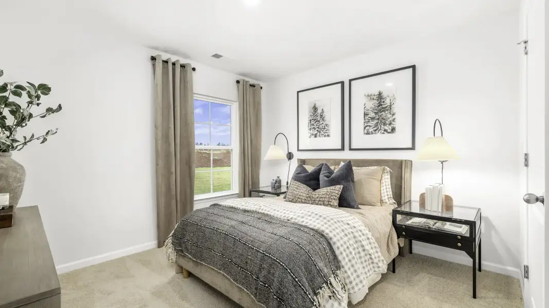 Furnished interior in a model home at Bailey Meadows in Stokesdale (Image 14). Furnished interior in a model home at Bailey Meadows in Stokesdale (Image 14).
