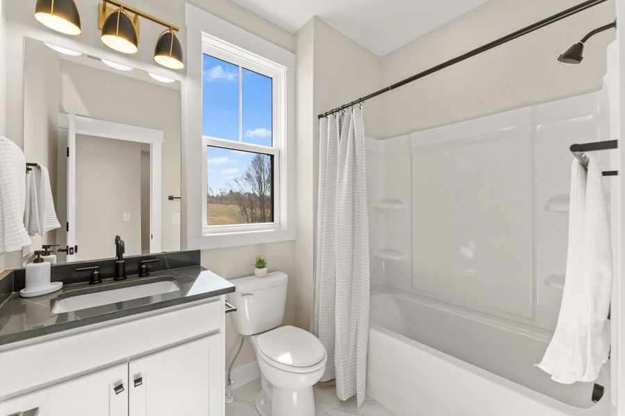 Furnished interior in a model home at Double Springs in Taylors (Image 56). Furnished interior in a model home at Double Springs in Taylors (Image 56).