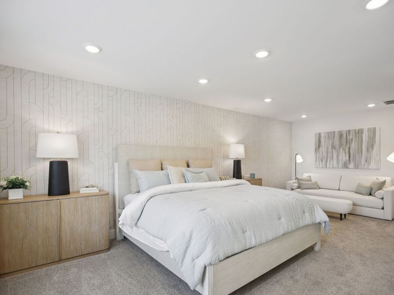 Furnished interior in a model home at Mansker Farms - Bronze Series in Hendersonville (Image 18).