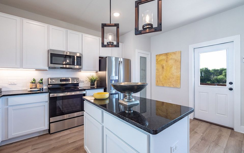 Furnished interior in a model home at The Grove in Sherman (Image 23).