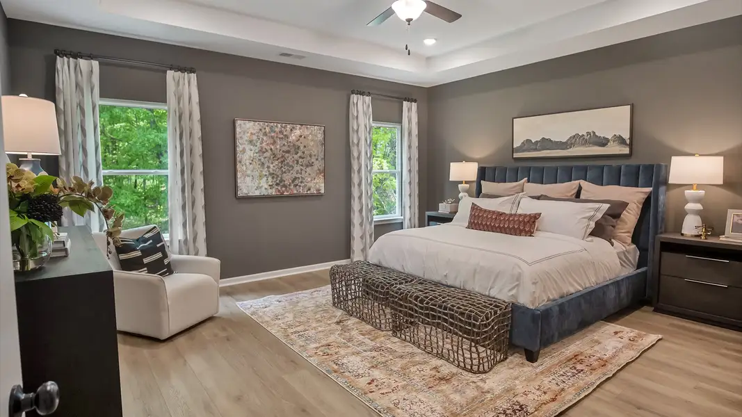 Furnished interior in a model home at Arbor Glen in Sanford (Image 13). Furnished interior in a model home at Arbor Glen in Sanford (Image 13).