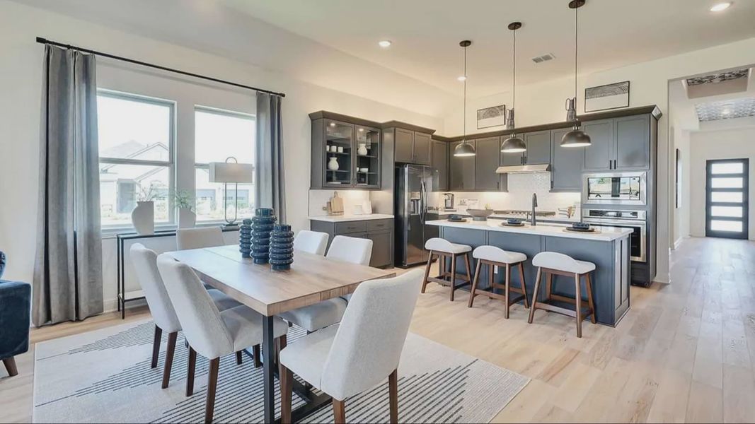 Furnished interior in a model home at Carillon in Manor (Image 21). Furnished interior in a model home at Carillon in Manor (Image 21).