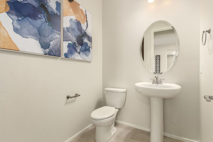 Furnished interior in a model home at Agave Springs at Teravalis in Buckeye (Image 23).