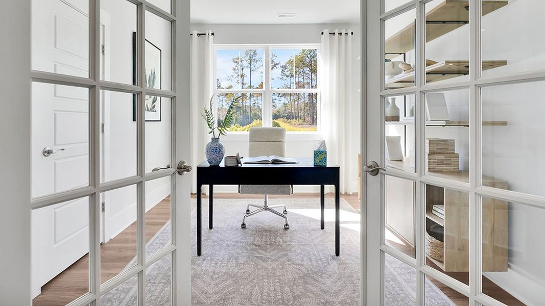 Furnished interior in a model home at Rolling Hills in Bolivia (Image 14). Furnished interior in a model home at Rolling Hills in Bolivia (Image 14).