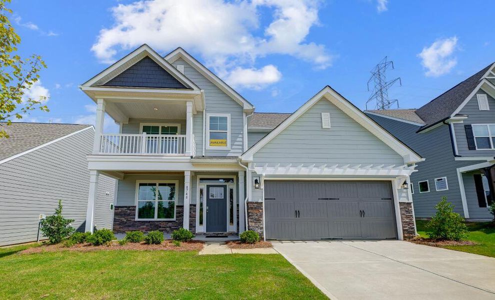 Front exterior of a home in the SpringLake community, located in York, SC (Image 1). Front exterior of a home in the SpringLake community, located in York, SC (Image 1).