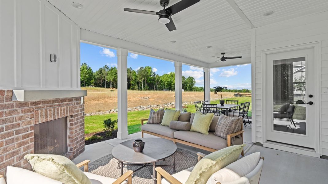 Furnished interior in a model home at Provisions at Courtland in Sanford (Image 23).