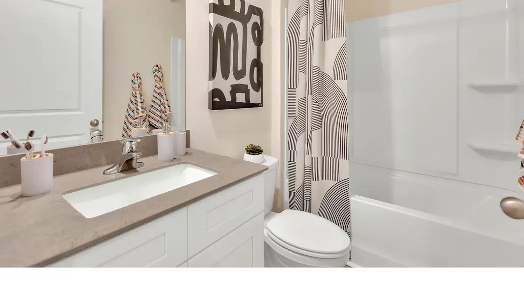 Furnished interior in a model home at Saylor's Place Townhomes in Jonesborough (Image 6).