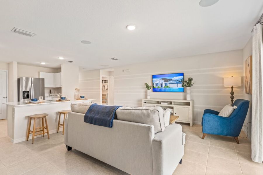 Furnished interior in a model home at Lehigh Acres in Lehigh Acres (Image 8).