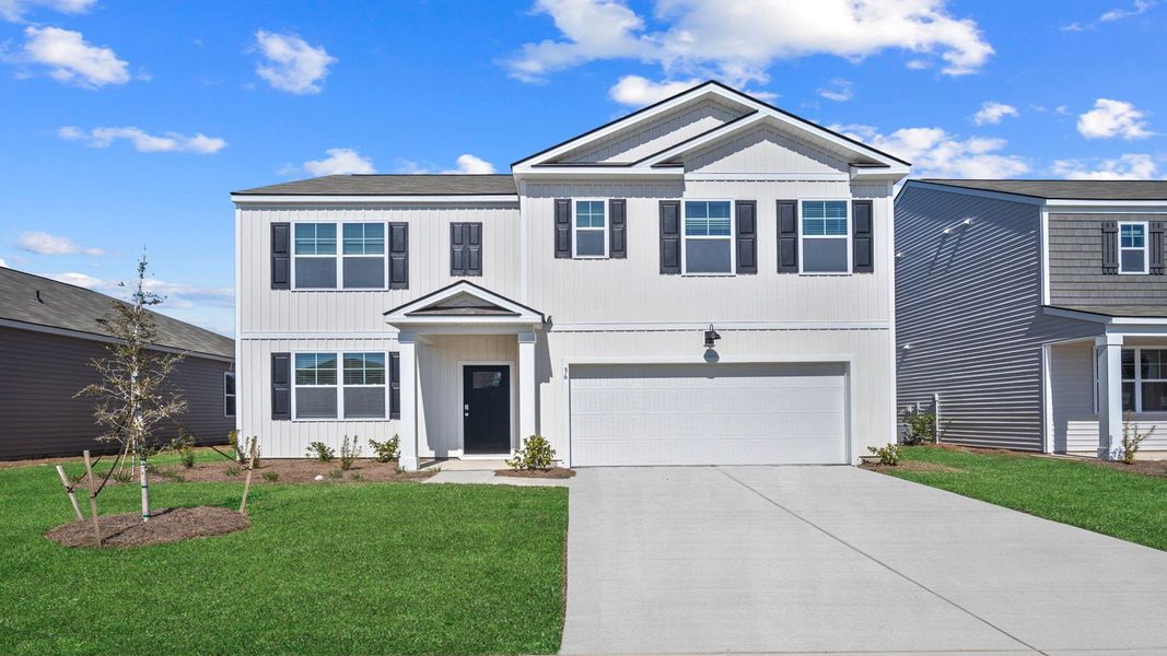 Front exterior of a home in the Stockyard community, located in Statesboro, GA (Image 2).