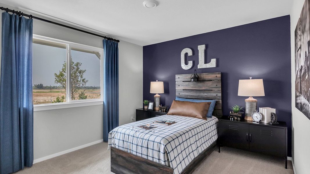 Furnished interior in a model home at Cornerstone in Rockdale (Image 17).